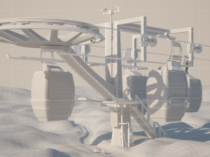 cableway 3D Model