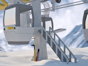 cableway 3D Model