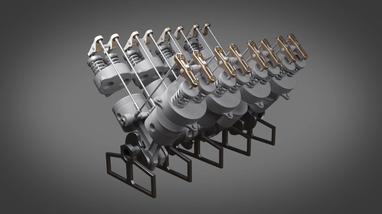 engine 3D Model .c4d .max .obj .3ds .fbx .stl .blend 
