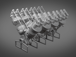 engine 3Dモデル