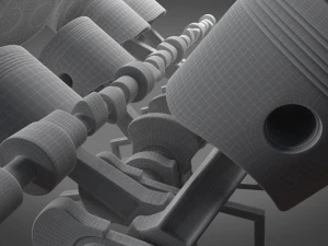 engine 3D Model