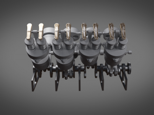 engine 3Dモデル