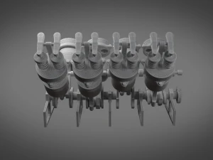 engine 3D Model