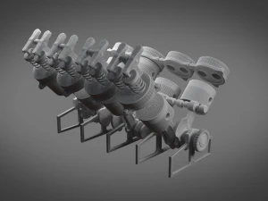 engine 3D Model