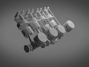 engine 3D Model