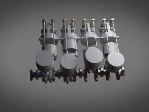 engine 3Dモデル
