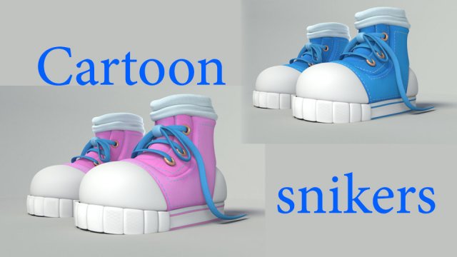 snikers Modelo 3D .c4d .max .obj .3ds .fbx .stl .blend 