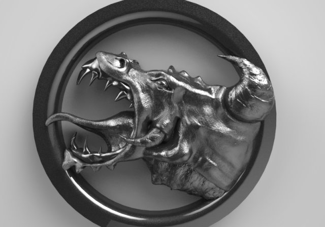 dragons roar 3D Model .c4d .max .obj .3ds .fbx .stl .blend 