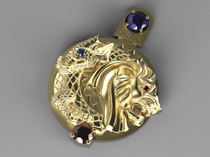 lion and dragon 3D Model
