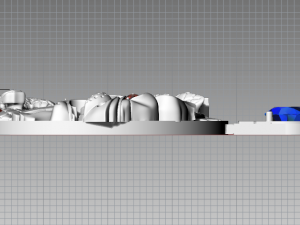 lion and dragon 3Dモデル
