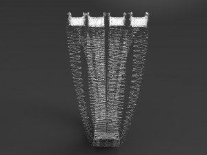 ring with stones Model 3D
