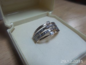 ring with stones Model 3D