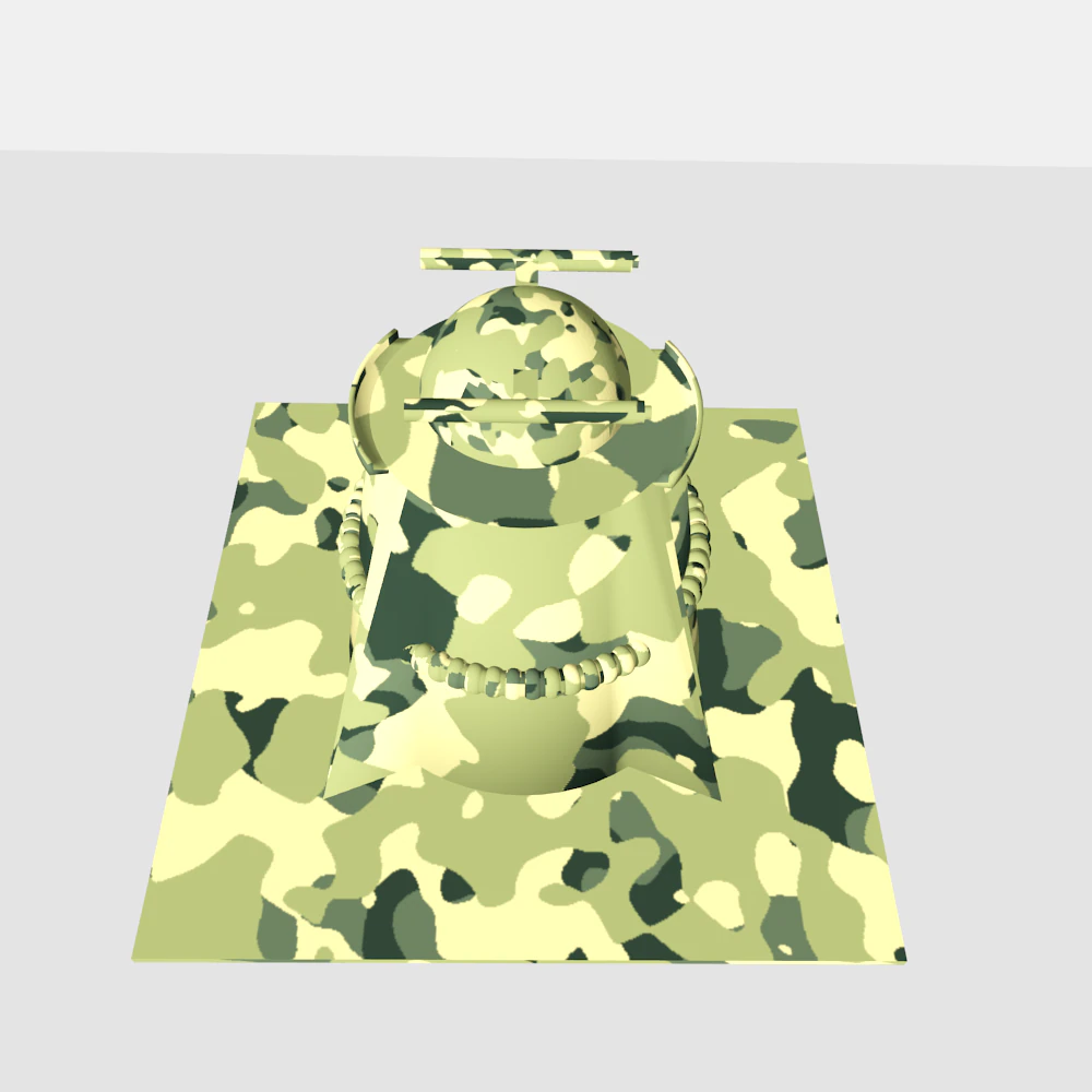 dual rocket launcher low poly 3D Model .c4d .max .obj .3ds .fbx .stl .blend 