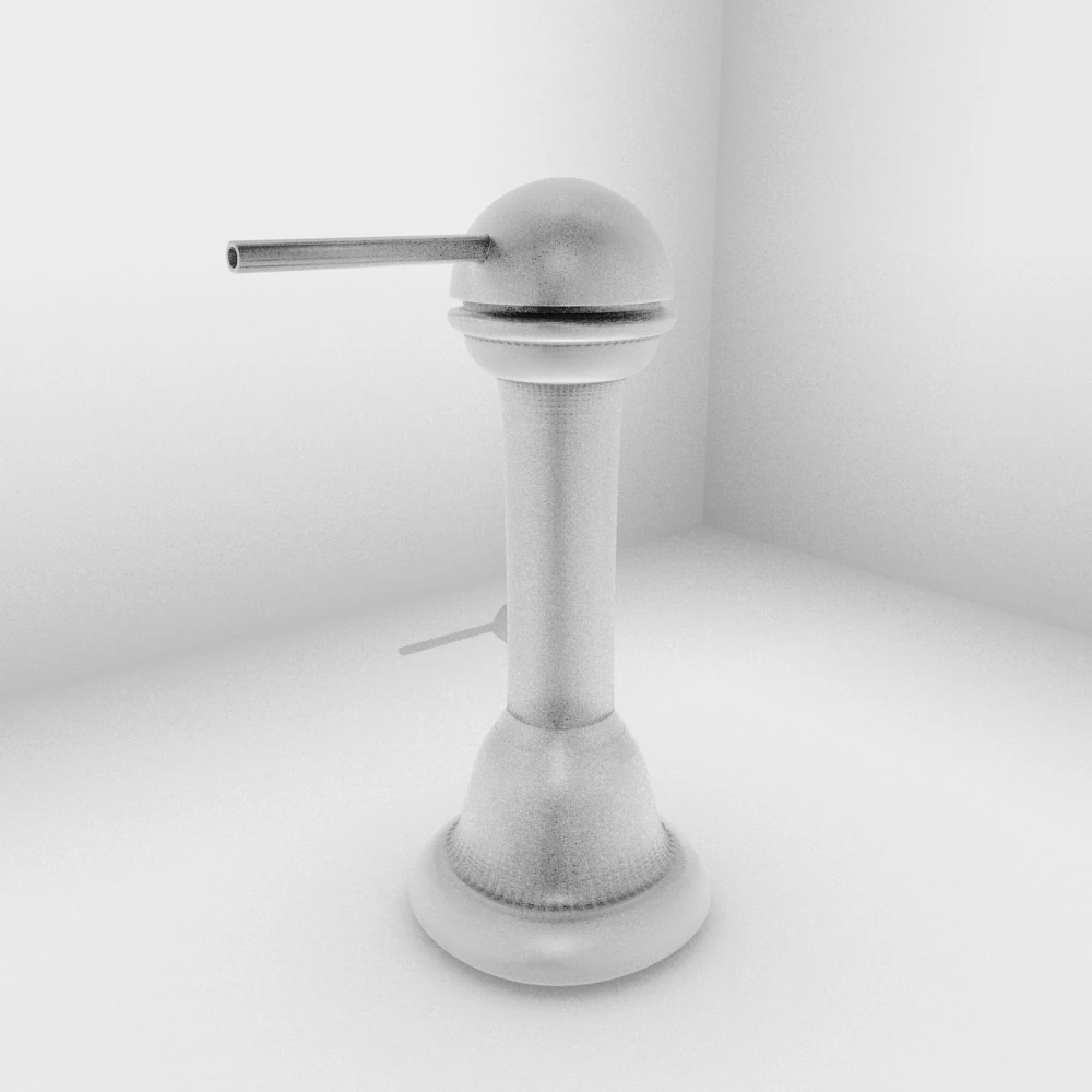 laser tower 3D Model .c4d .max .obj .3ds .fbx .stl .blend