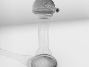 laser tower Modelo 3D