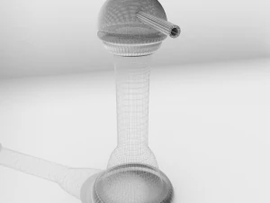 laser tower 3D Model