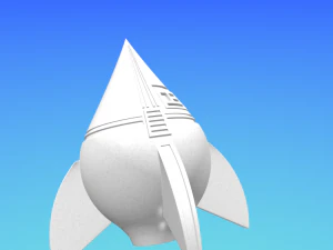 pot belly rocket 3D Model