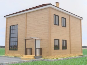 wood house 3D Model