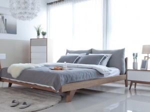 bedroom bed table baby bed dresser 3D Model