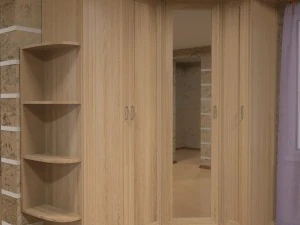 corner cabinet in solid wood 3D Model