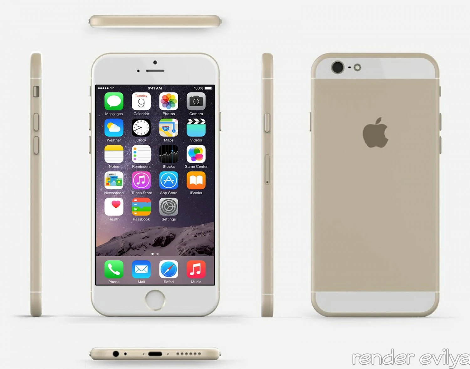 i phone 6 plus 3D Model .c4d .max .obj .3ds .fbx .stl .blend 