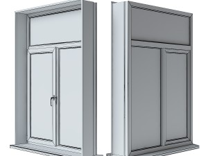 plastic windows collection Model 3D