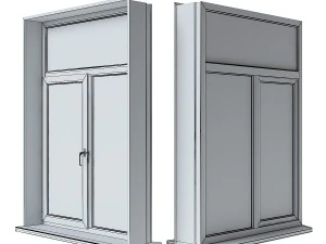 plastic windows collection 3D Model