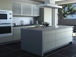 K&uuml;che modern 3D Modell