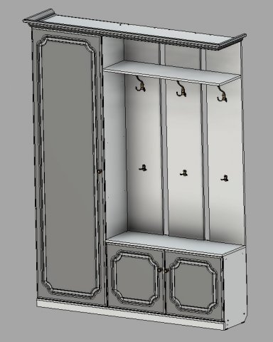 small anteroom 3D Модель .c4d .max .obj .3ds .fbx .stl .blend 
