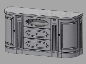 TV-St&auml;nder 3D Modell
