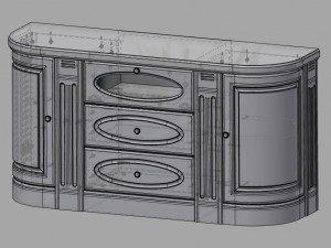 tv stand 3D Model
