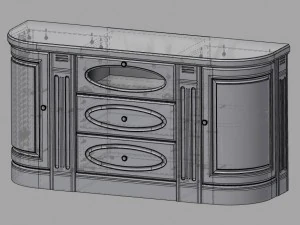 tv stand 3D Model