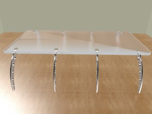glass table 3D Модель