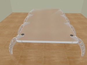 glass table 3D Модель