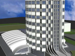 centre d'affaires Modèle 3D