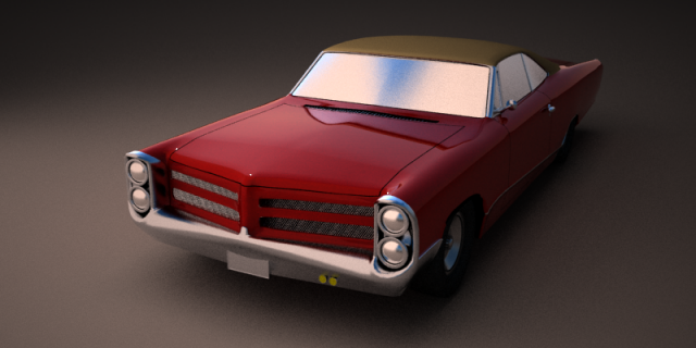 pontiac bonneville 1966 3D 模型 .c4d .max .obj .3ds .fbx .stl .blend 