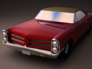 pontiac bonneville 1966 3D मॉडल