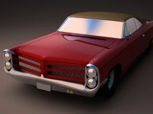 pontiac bonneville 1966 Model 3D