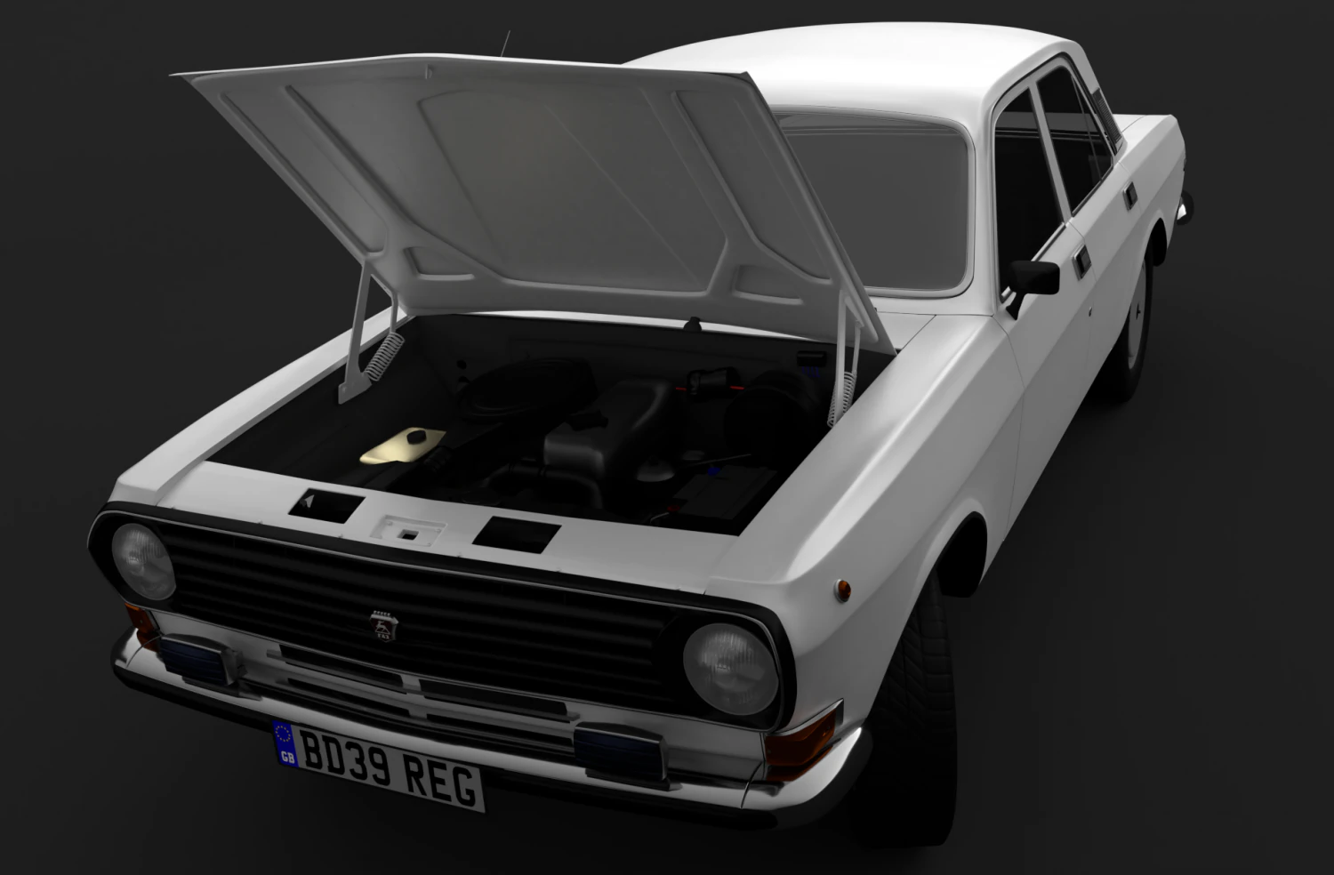gaz-2410 volga 3D Model .c4d .max .obj .3ds .fbx .stl .blend 