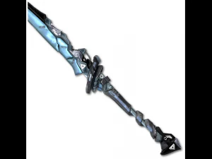 sci-fi frozen sword 3D Model