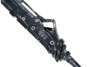 sci-fi frozen sword 3D 모델