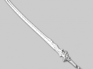 sci-fi frozen sword 3D 모델