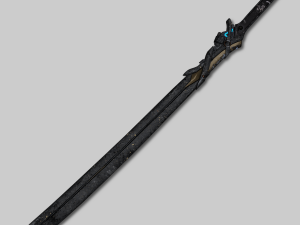 dark long blade Modello 3D