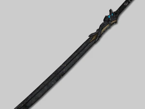 dark long blade 3D Model