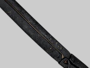 dark long blade Modello 3D