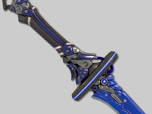 two colors epee 3D Model