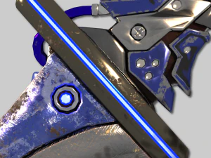 two colors epee 3D Model