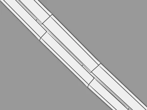 two colors epee 3D Model