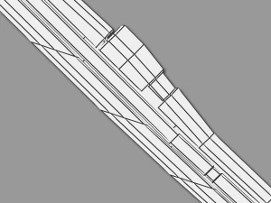 two colors epee 3D Model