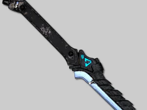 sci-fi swords pack 3D Model